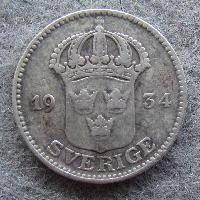 Швеция 25 оре 1934