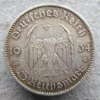Německo 5 RM 1934 A