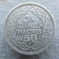 Lebanon 50 piastres 1952