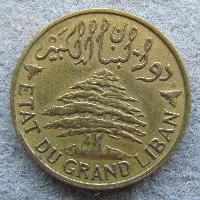 Lebanon 5 piastres 1936
