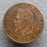 Frankreich 2 Centimes 1862 BB