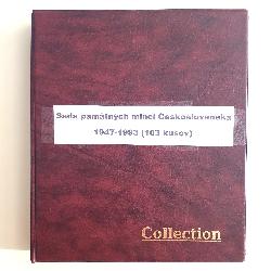 Satz von Gedenkmünzen der Tschechoslowakei 1947-1993 (103 Münzen)