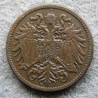 Rakousko-Uhersko 2 heller 1910