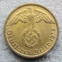 Germany 10 Rpf 1938 D