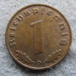 Deutschland 1 Rpf 1939 D