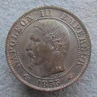 Франция 5 сантима 1855 A