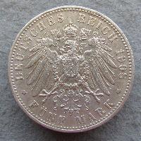 Bavorsko 5 М 1908 D