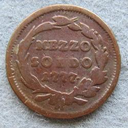 Austria Hungary 1/2 soldo 1777