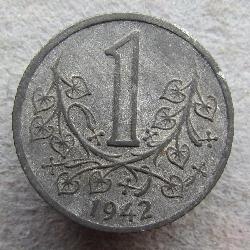 Československo 1 Koruna 1942