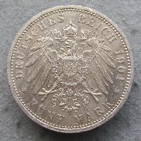Baden 5 Mark 1904 G