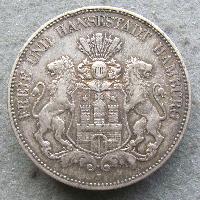 Гамбург 5 марок 1902 J