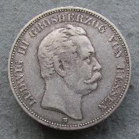 Hessen 5 mark 1876 H