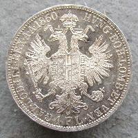 Австро-Венгрия 1 флорин 1860 А