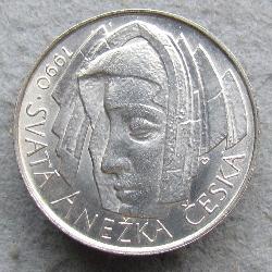 Tschechoslowakei 50 CZK 1990 variante ohne LK