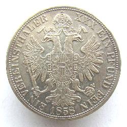 Österreich-Ungarn Vereinsthaler 1858 A