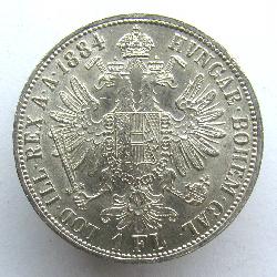 Österreich-Ungarn 1 FL 1884
