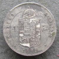 Rakousko-Uhersko 1 Forint 1879 KB