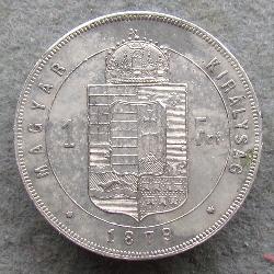 Rakousko-Uhersko 1 Forint 1879 KB