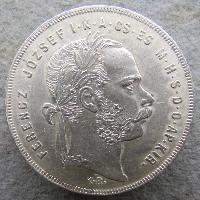 Австро-Венгрия 1 форинт 1878 КВ