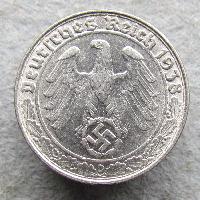 Deutschland 50 Rpf 1938 D
