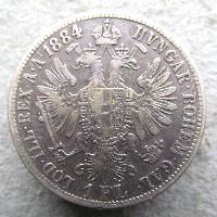 Austria Hungary 1 FL 1884