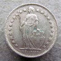 Schweiz 1/2 Franken 1946 B