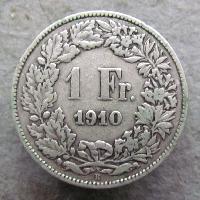 Switzerland 1 Fr 1910 B