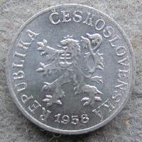 Tschechoslowakei 1 Heller 1958