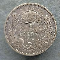 Austria Hungary 1 Korona 1893 KB
