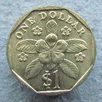 Singapur 1 Dollar 1995