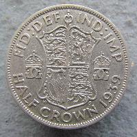 Großbritannien 1/2 Krone 1939