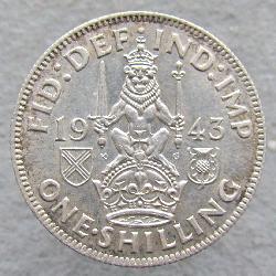 Großbritannien 1 Schilling 1943