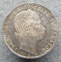 Austria Hungary 1 FL 1861 A