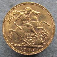 Great Britain Sovereign 1908