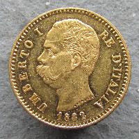 Italy 20 lire 1882