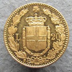 Italy 20 lire 1882