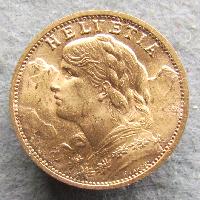 Швейцария 20 франков 1935 LВ