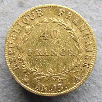 Франция 40 франков 1804