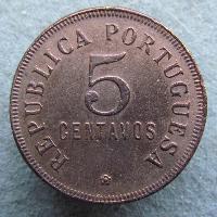 Angola 5 centavos 1922