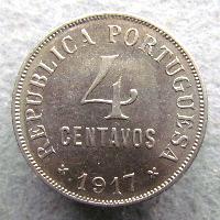 Portugal 4 Centavos 1917