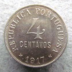 Portugal 4 Centavos 1917
