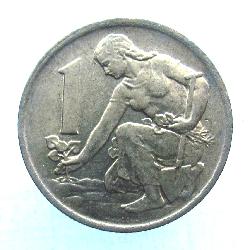 Tschechoslowakei 1 CZK 1971
