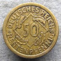 Deutschland 50 Rentenpfennig 1924