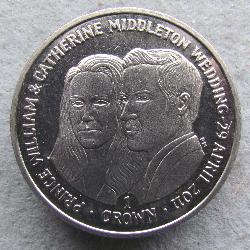 Falklandinseln 1 Krone 2011