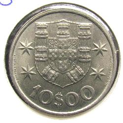 Portugal 10 Escudos 1973