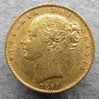 Great Britain Sovereign 1864