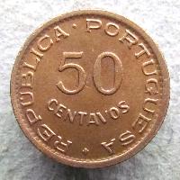 Ангола 50 сентаво 1957