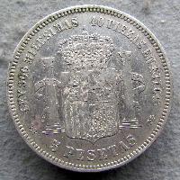 Španělsko 5 pts 1871