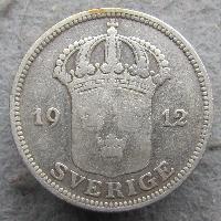 Švédsko 50 ore 1912