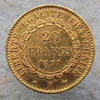 Frankreich 20 Fr 1877 A